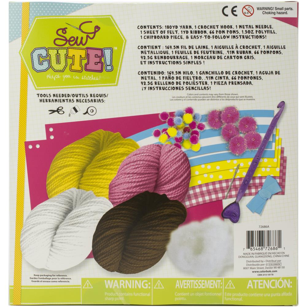 Colorbok Sew Cute Kit Felt Pillow Donut